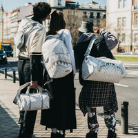 SPRAYGROUND® DUFFLE MONEYGRAM POWDER MINI DUFFLE