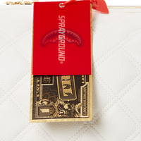 SPRAYGROUND® DUFFLE RIVIERA LE BLANC GOLD CHAIN SHARK MINI DUFFLE
