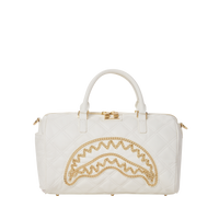 SPRAYGROUND® DUFFLE RIVIERA LE BLANC GOLD CHAIN SHARK MINI DUFFLE