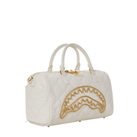 SPRAYGROUND® DUFFLE RIVIERA LE BLANC GOLD CHAIN SHARK MINI DUFFLE