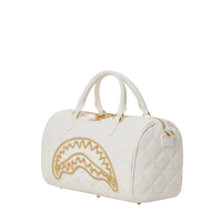 SPRAYGROUND® DUFFLE RIVIERA LE BLANC GOLD CHAIN SHARK MINI DUFFLE