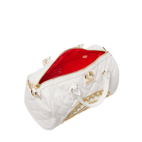 SPRAYGROUND® DUFFLE RIVIERA LE BLANC GOLD CHAIN SHARK MINI DUFFLE