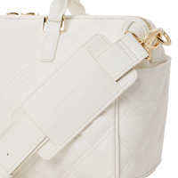 SPRAYGROUND® DUFFLE RIVIERA LE BLANC GOLD CHAIN SHARK MINI DUFFLE