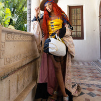 SPRAYGROUND® DUFFLE LEVELED UP SPLIT QUILT SHARK MINI DUFFLE