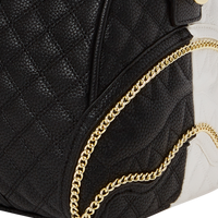 SPRAYGROUND® DUFFLE LEVELED UP SPLIT QUILT SHARK MINI DUFFLE