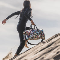 SPRAYGROUND® DUFFLE EXIT ART COLLAB DUFFLE