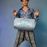 SPRAYGROUND® DUFFLE MIRASHAKU IRIDESCENT QUILT DUFFLE