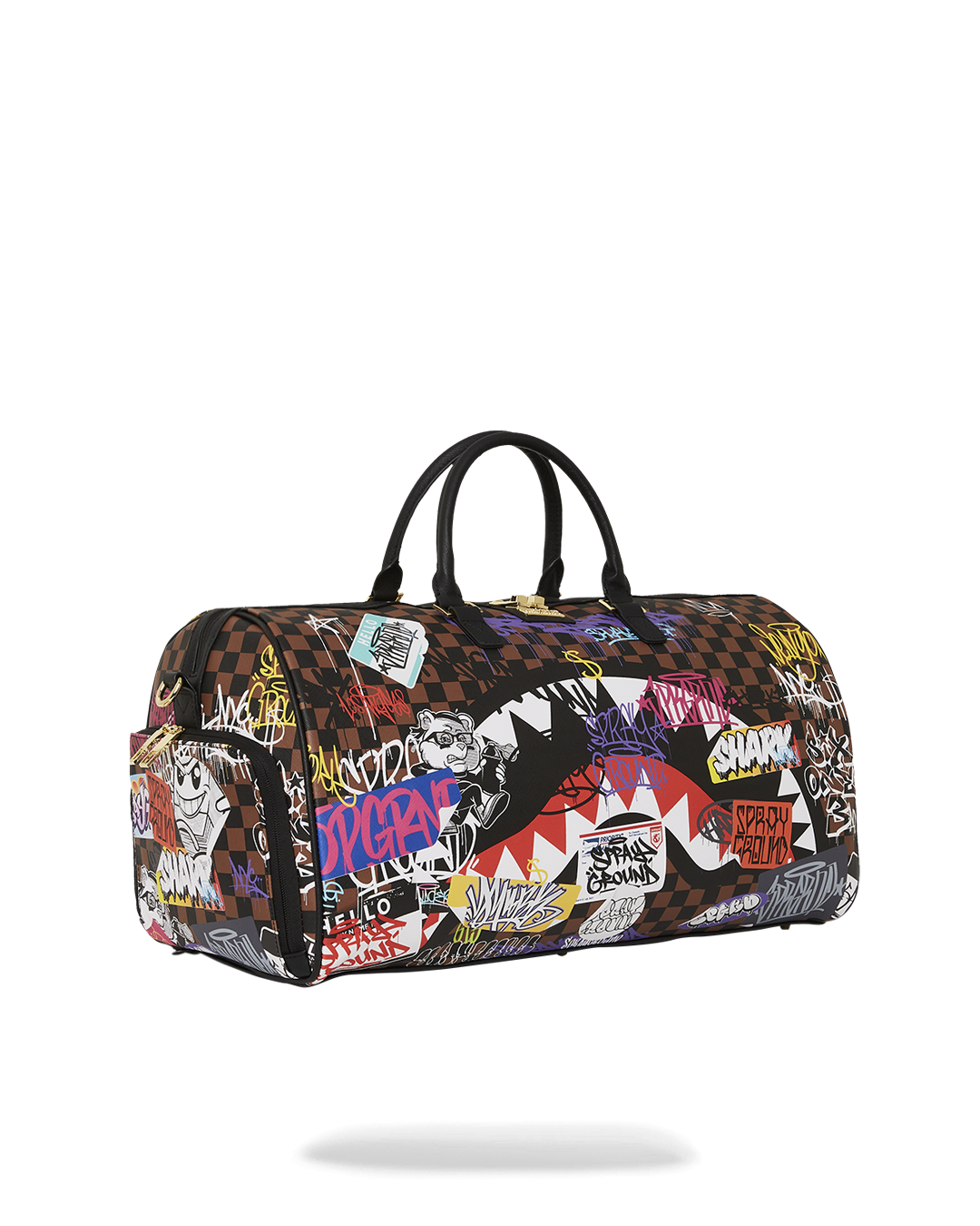 Sprayground sharks in Paris duffle bag