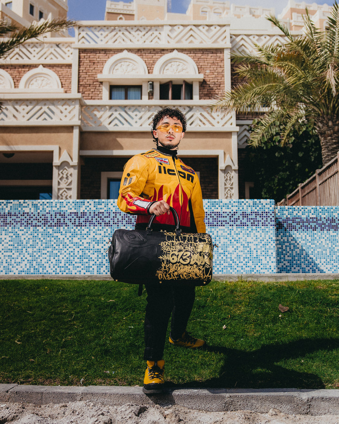 HALF GRAFF GLIDE LARGE DUFFLE – SPRAYGROUND®