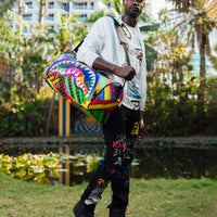 SPRAYGROUND® DUFFLE SHARKS IN PARIS CITY STREAKS DUFFLE
