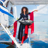 SPRAYGROUND® DUFFLE SHARKFINITY STEALTH PILOT SHARK SHAPE DUFFLE