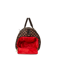 SPRAYGROUND® DUFFLE EXTERIOR GOLD ZIP POCKET SHARKS IN PARIS DUFFLE