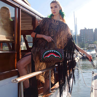 SPRAYGROUND® DUFFLE CHENILLE SHARKS IN PARIS MINI DUFFLE