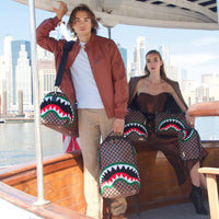 SPRAYGROUND® DUFFLE CHENILLE SHARKS IN PARIS DUFFLE