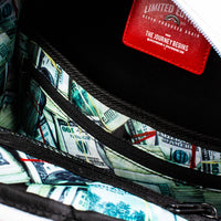 SPRAYGROUND® BACKPACK THE SPRAYGROUND DIY WHITE BACKPACK (VEGAN LEATHER & INNER MONEY LINING) & MARKERS INCLUDED