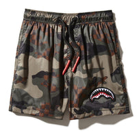 SPRAYGROUND® SWIM KIDS CAMO CHECKERED SWIM TRUNKS