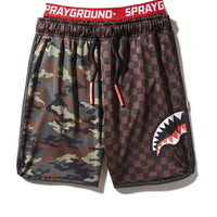 SPRAYGROUND® SWIM KIDS CHECKS & CAMO SWIM TRUNKS