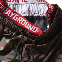 SPRAYGROUND® SWIM KIDS CHECKS & CAMO SWIM TRUNKS