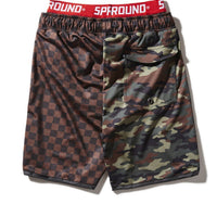 SPRAYGROUND® SWIM KIDS CHECKS & CAMO SWIM TRUNKS