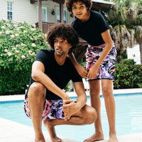 SPRAYGROUND® SWIM KIDS SPLIT CAMO SWIM TRUNKS