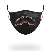 SPRAYGROUND® FASHION MASK ADULT TRINITY SHARK FORM FITTING FACE MASK