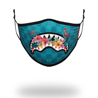 SPRAYGROUND® FASHION MASK ADULT BLOSSOM SHARK FORM FITTING FACE MASK