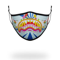 SPRAYGROUND® FASHION MASK ADULT GROOVY SHARK FORM FITTING FACE MASK