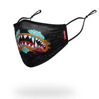 SPRAYGROUND® FASHION MASK ADULT DRAGON SHARK FORM FITTING FACE MASK