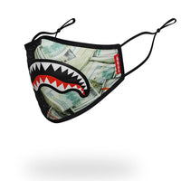 SPRAYGROUND® FASHION MASK ADULT PARTY SHARK FORM FITTING FACE MASK