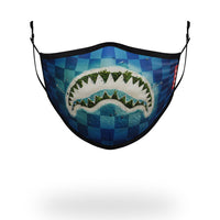 SPRAYGROUND® FASHION MASK ADULT SHARK ISLAND FORM FITTING FACE MASK