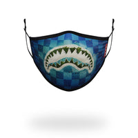 SPRAYGROUND® FASHION MASK KIDS FORM FITTING MASK: SHARK ISLAND