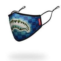 SPRAYGROUND® FASHION MASK ADULT SHARK ISLAND FORM FITTING FACE MASK