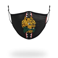 SPRAYGROUND® FASHION MASK ADULT SPUCCI LEOPARD FORM FITTING FACE MASK