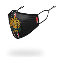SPRAYGROUND® FASHION MASK ADULT SPUCCI LEOPARD FORM FITTING FACE MASK