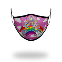 SPRAYGROUND® FASHION MASK KIDS FORM FITTING MASK: RAINBOW BOUNCE