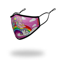 SPRAYGROUND® FASHION MASK KIDS FORM FITTING MASK: RAINBOW BOUNCE