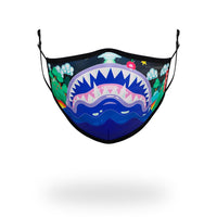 SPRAYGROUND® FASHION MASK KIDS FORM FITTING MASK: ASTRO BUBBLE