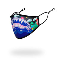 SPRAYGROUND® FASHION MASK KIDS FORM FITTING MASK: ASTRO BUBBLE