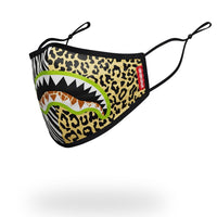 SPRAYGROUND® FASHION MASK ADULT SAFARI SHARK FORM FITTING FACE MASK