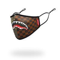SPRAYGROUND® FASHION MASK KIDS FORM FITTING MASK: CHECKS & CAMO