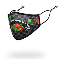 SPRAYGROUND® FASHION MASK ADULT SHARK SQUAD FORM FITTING FACE MASK