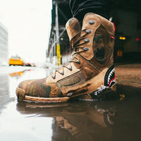 SPRAYGROUND® FOOTWEAR CAMO TERRAIN FUERZA COBRA PARATROOPER BOOTS - MADE IN COLOMBIA NUMBERED 1/280 PAIRS