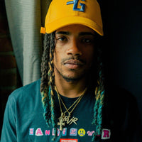 SPRAYGROUND® APPAREL VIBE CHECK T-SHIRT (NAVY)