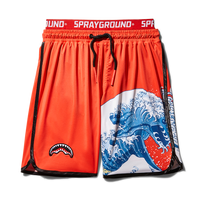 SPRAYGROUND® SWIM JAPAN WAVE CORTO SWIM TRUNKS (RED)