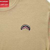 SPRAYGROUND® APPAREL OVER SHARK T-SHIRT (SAND)