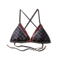 SPRAYGROUND® SWIM MIDNIGHT MONEYGRAM BIKINI TOP