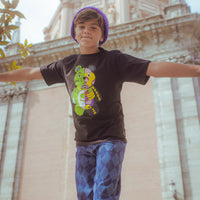 SPRAYGROUND® APPAREL YOUTH ANATOMY BEAR T-SHIRT BLACK