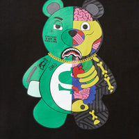 SPRAYGROUND® APPAREL YOUTH ANATOMY BEAR T-SHIRT BLACK