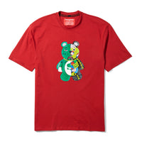 SPRAYGROUND® APPAREL YOUTH ANATOMY BEAR T-SHIRT RED