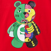 SPRAYGROUND® APPAREL YOUTH ANATOMY BEAR T-SHIRT RED